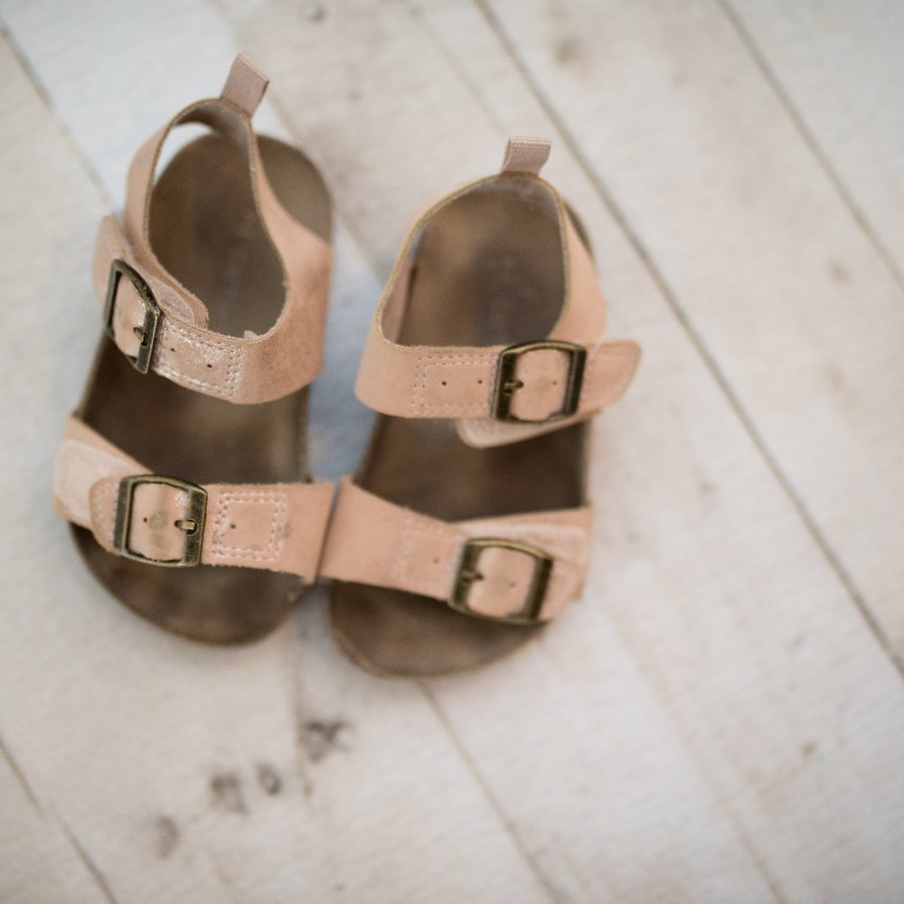 Toddler Girl Leather Sandals